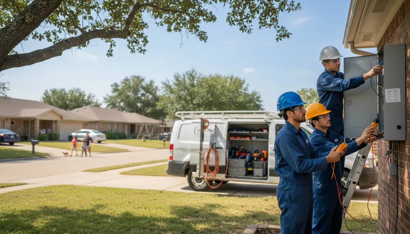 Certified electrician providing emergency electrical services in Highland, OH